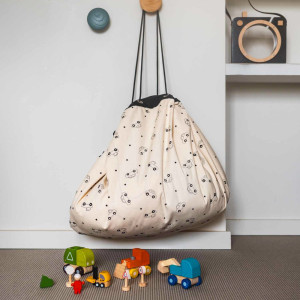 Sac rangement jouets /Tapis de jeu enfant "Playville" Play and go