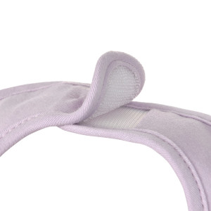 Bavoirs imperméables en coton bio Happy Rascals "Coeur Lavande" (x5) Lassig