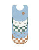 Bavoirs imperméables en coton bio Happy Rascals "Smile" (x5)  (3-18 mois)