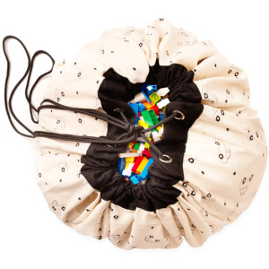 Sac rangement jouets /Tapis de jeu enfant "Playville" Play and go