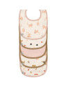 Bavoirs bébé imperméables en coton bio Little Mateys "Orange Epicé" Lassig