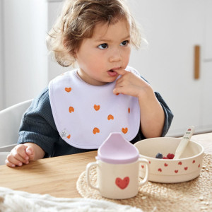 Set de 4 cuillères bébé Happy Rascals "Coeur" (x4) Lassig