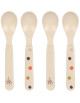 Set de 4 cuillères bébé Little Mateys "Orange Epicée" (x4)