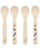 Set de 4 cuillères bébé Little Mateys "Bleu Roi" (x4)