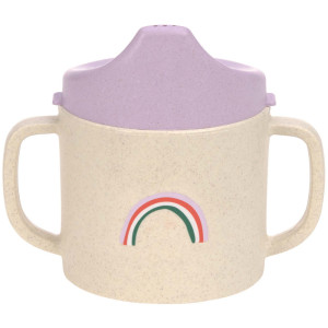 Tasse d'apprentissage bébé Happy Rascals "Coeur Lavande" Lassig