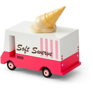 Voiture en bois vintage "Van Ice Cream" pour enfant Candylab Toys