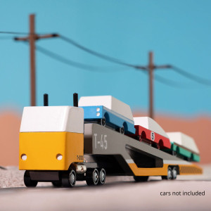 Camion Transporteur en Bois (36,3 cm) pour enfant Candylab Toys