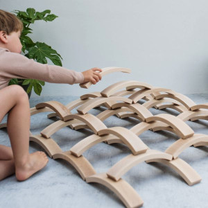 Jeu de construction libre en bois "Abel Blocks" (72 pièces) Abel Wooden Toys