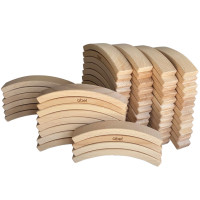 Jeu de construction libre en bois "Mini Blocks" (300 pièces) Abel Wooden Toys