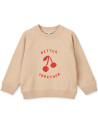 Sweat enfant en coton bio Aude "Cherries"