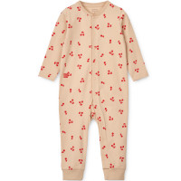 Pyjama bébé sans pieds en coton bio Birk "Cherries"