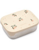 Boîte Lunchbox en inox et silicone Arthur "Pêches"