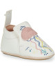 Chaussons bébé en cuir My Blublu "Pieuvre Blanc"