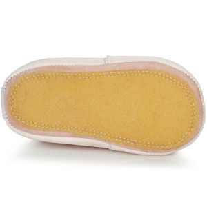 Chaussons bébé en cuir My Blublu "Pieuvre Blanc" Easy Peasy