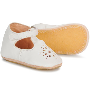 Chaussons bébé en cuir My Lillyp "Blanc" Easy Peasy