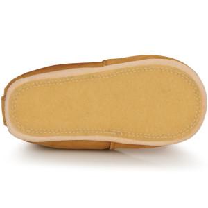 Chaussons bébé en cuir My Blubooties Velcro "Marron" 800