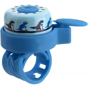 Sonnette pour trottinette "Dinosaure Bleu" micro