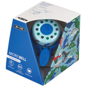 Sonnette pour trottinette "Dinosaure Bleu" micro