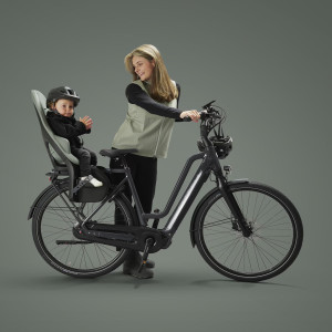 Siège-vélo enfant Thule arrière sur porte-bagages Yepp 2 MIK HD "Black" (9 mois-6 ans)