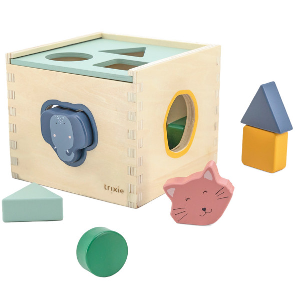 Cubes à formes en bois "Animaux" (18 mois et +)