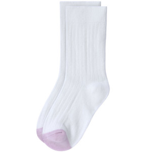 Chaussettes enfant (2-4 ans) en coton bio Little Gang "Lilas/Green" Lassig