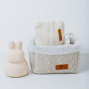 Tirelire en silicone "Lapin Warm Linen" Baby's Only