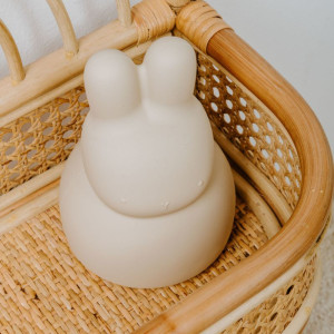 Veilleuse Musicale en silicone LED "Lapin Warm Linen"