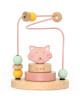 Labyrinthe de perles en bois "Mrs Chat" (1 an et +)