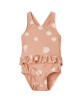 Maillot de bain fille 1 pièce anti-UV Amina "Coquillages Tuscany"
