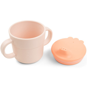 Coffret repas bébé anti-dérapant en silicone "Foodie Wally Powder" Done by Deer
