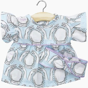 Robe Daisy et son headband "Future is bright" pour poupon Gordis Minikane