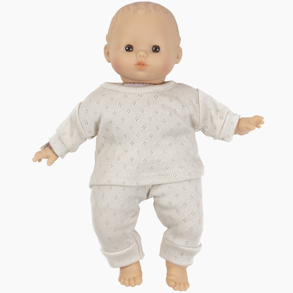 Pyjama Morgan en pointillé "Lin" pour poupon Babies