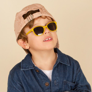 Lunettes de soleil enfant (2-4 ans) Wazz "Jaune moutarde" kietla