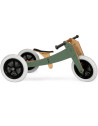 Draisienne évolutive en bois 3 en 1 "Vert Pin" (1-5 ans)