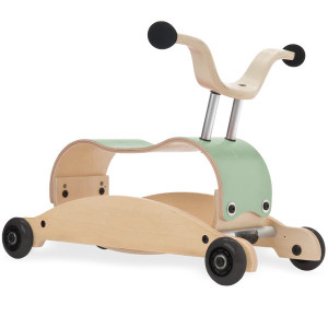  Trotteur évolutif Mini-Flip 3 en 1 en bois "Menthe" (9-36 mois) Wishbone