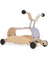 Trotteur évolutif Mini-Flip 3 en 1 en bois "Lilac" (9 mois-3 ans)