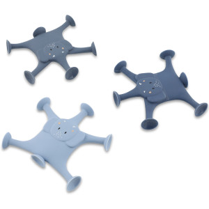 Jouet de bain à ventouse en silicone Animaux "Mrs Elephant" (12 mois et +) 