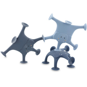 Jouet de bain à ventouse en silicone Animaux "Mrs Elephant" (12 mois et +) 