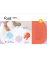 Antidérapants pour bain Grippi "Méduse Bleu Corail" (x8) Quut