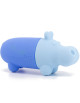 Jouet de bain arroseur en silicone Squeezi "Hippo" (12 mois et +)