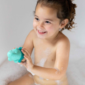 Jouet de bain en silicone Squeezi "Croco" (12 mois et +) Quut