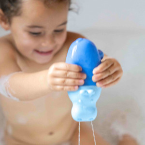 Jouet de bain en silicone Squeezi "Hippo" (12 mois et +) Quut