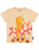 T-shirt manches courtes en coton bio "Mibo Hippocampe"