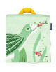 Sac à dos bébé (23 cm) en coton bio "Mibo Tortue"