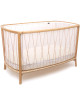 Lit bébé évolutif 60x120 en bois KIMI "Bois de Rose" (Matelas Mousse)