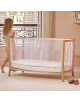 Lit bébé évolutif 60x120 en bois KIMI "Bois de Rose" (Matelas Mousse)