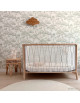 Lit bébé évolutif 60x120 en bois KIMI "Lichen" (Matelas Organic)