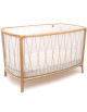 Lit bébé évolutif 60x120 en bois KIMI "Lichen (Matelas Mousse)