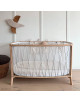 Lit bébé évolutif 60x120 en bois KIMI "Lichen (Matelas Mousse)