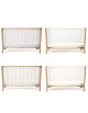 Lit bébé évolutif 60x120 en bois KIMI "Desert" (Matelas Mousse)